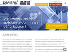 Tablet Screenshot of defibril.fr